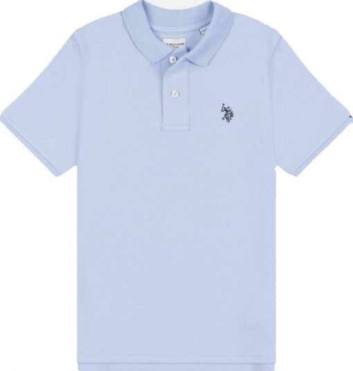 Us Polo Kids Dhm Pique Polo Chambray Blue 9 10 Skjorter Us Polo Kids Dhm Pique Polo Chambray Blue 9 10 Skjorter