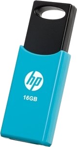 Hp V212w 16 Gb Usb Type-A 2.0 14 Mb/S Skyving Svart Blå Hp V212w 16 Gb Usb Type-A 2.0 14 Mb/S Skyving Svart Blå