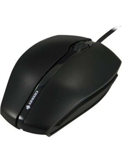 Cherry GENTIX Kablet Optisk Mus med 3 Knapper - Ambidekster, 1000 dpi, Svart