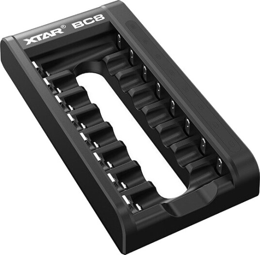 XTAR BC8 AA/AAA lader 0.5A XTAR BC8 AA/AAA lader 0.5A