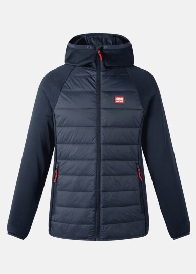 Huski Wear W Hybrid Liner Hood Jacket Navy Blue Xs Vinterjakker Huski Wear W Hybrid Liner Hood Jacket Navy Blue Xs Vinterjakker