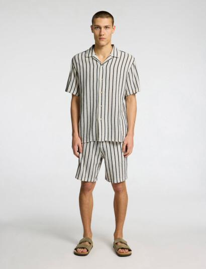 Selected Slhrelax-Sal Shirt Ss Resort - Multi/patterned - M