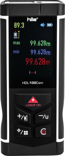 Hile Laseravstandsmåler HDL-100CAM 100 m (Presisjon 2 mm)