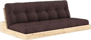 Karup Design Base Sovesofa Klarlakkert furu/715 Brun