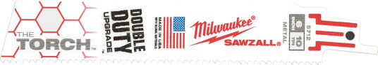 Milwaukee Stikksagblad Med Torch-Bimetall T-Skaft 150 Mm/10T | 5 Stk.