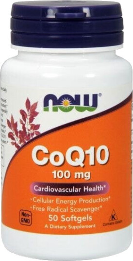 Now Foods CoQ10 - 100mg - 50 soft gels Now Foods CoQ10 - 100mg - 50 soft gels