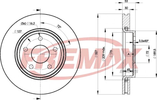 Bremseskive FREMAX BD-9269