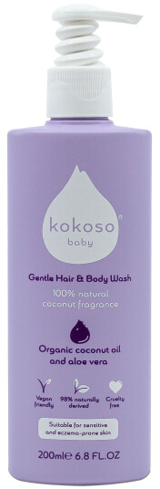 Kokoso baby Hair & Body Wash 200 ml Kokoso baby Hair & Body Wash 200 ml