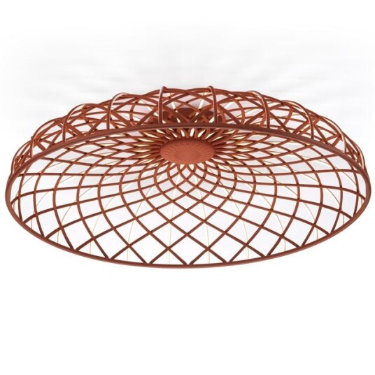 Flos Skynest C Taklampe Murstein Rød