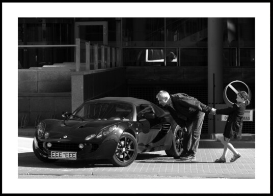Sports Car Distraction Plakat / 100x150 Sports Car Distraction Plakat / 100x150