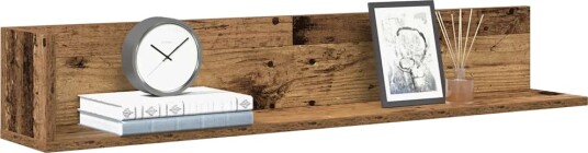  Vegghyller 2 stk gammelt tre 100x16,5x16,5 cm konstruert tre 8721158650788