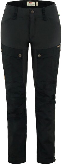 Fjellreven  Keb Trousers Curved W Reg Dame 550 Black 36