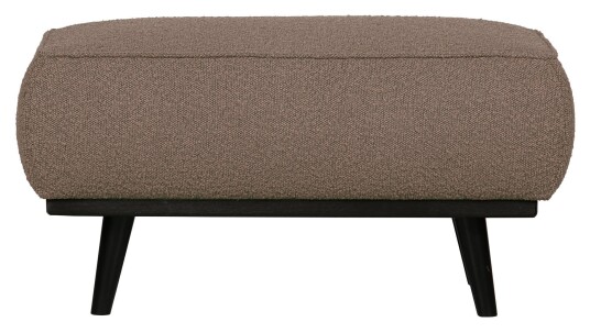 BePureHome Statement Puff - Nougat Bouclé Unoliving