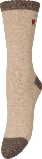 Becksöndergaard Hearty Wola Sock Beige ONE SIZE