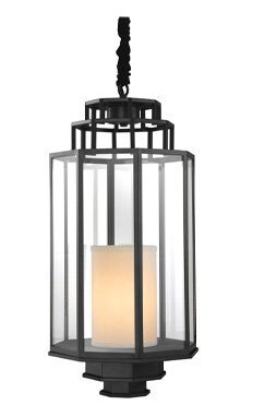 Taklampe Monticello, svart, M