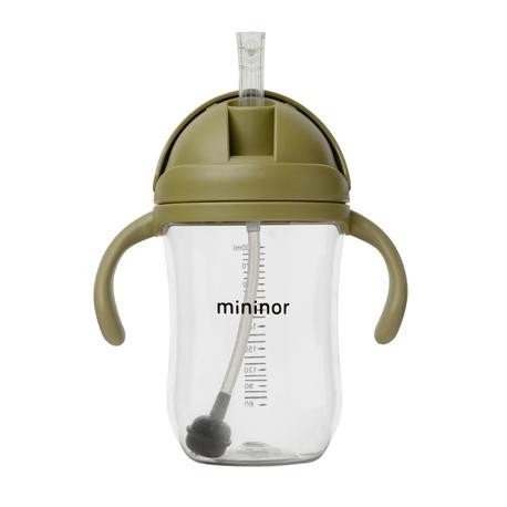 Mininor Kopp Med Sugerør Lekkasje Fri 330 Ml Moss Green Mininor Kopp Med Sugerør Lekkasje Fri 330 Ml Moss Green