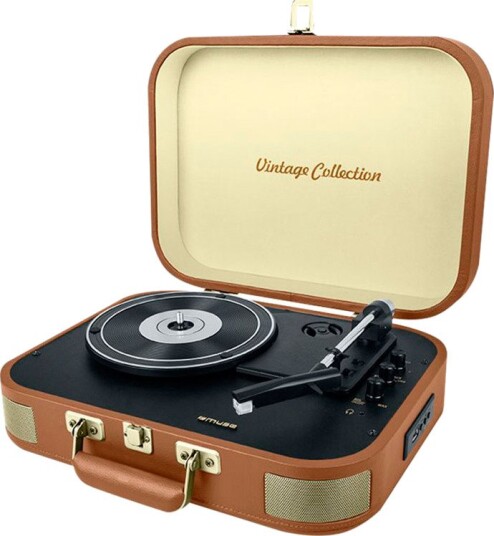 Muse MT-501 ATC Vintage Collection Platespiller Brun Muse MT-501 ATC Vintage Collection Platespiller Brun