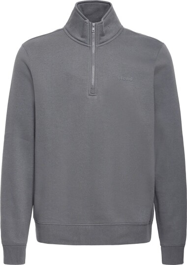 Blend Bhdownton Halfzip Pp Noos Grey XL