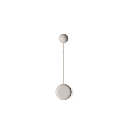 Vegglampe Vibia Pin Beige Stue Metall Moderne 40 Beige