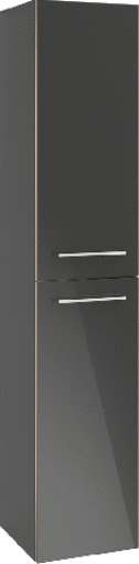 Villeroy & Boch Avento Sideskap m/2 dører 1760x350 mm Høyre Krystallsort Villeroy & Boch Avento Sideskap m/2 dører 1760x350 mm Høyre Krystallsort