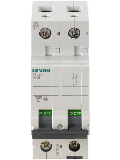 Siemens Circuit breaker 230v 10ka 1+n--pole c 16a (4001869440897) Siemens Circuit breaker 230v 10ka 1+n--pole c 16a (4001869440897)