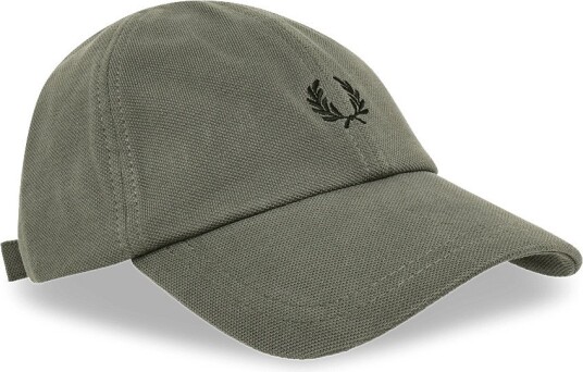 Fred Perry Pique Classic Cap - LRLWRTHGREEN/BLK - One Size