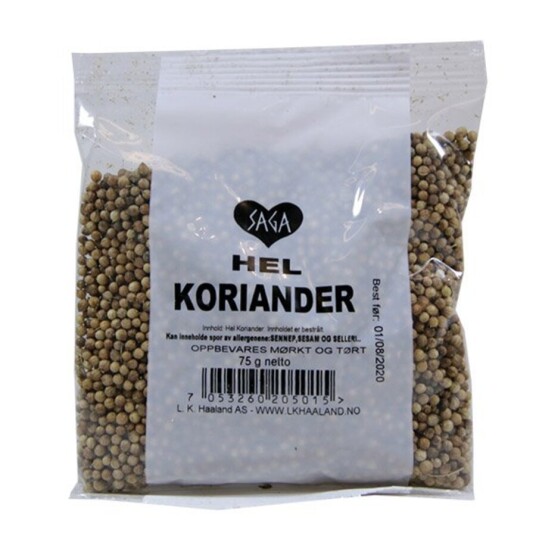 Saga hel koriander pose 40 g