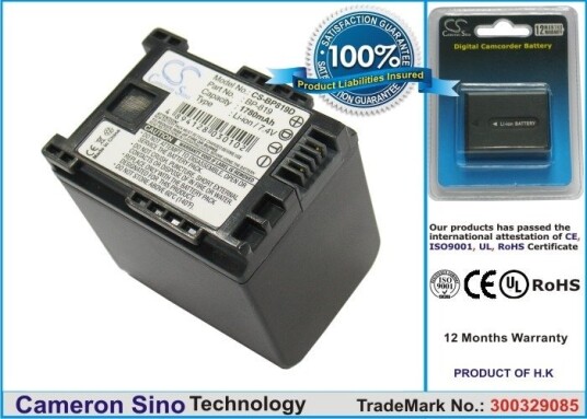 Cameron Sino Batteri til kamera for Canon Vixia HF10, Vixia HF11, Vixia HF100 m.fl.