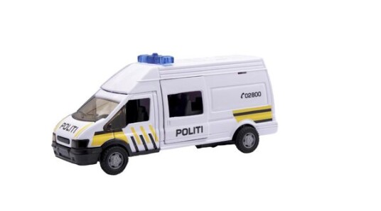 Politibil Norsk Politibil med Lyd og Lys 20 cm lekebil fra Teama