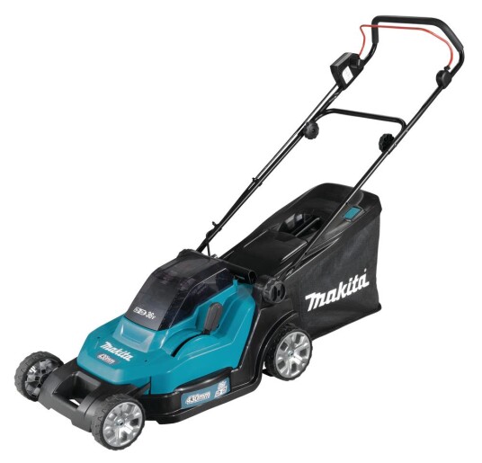 Makita Batteri-gressklipper 2x18v cordless lawnmower dlm432pt2 w/2x5.0ah and charger Makita Batteri-gressklipper 2x18v cordless lawnmower dlm432pt2 w/2x5.0ah and charger
