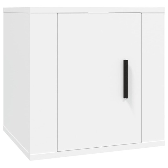 vidaXL Vegghengte TV-benker 2 stk hvit 40x34,5x40 cm 8720845667504
