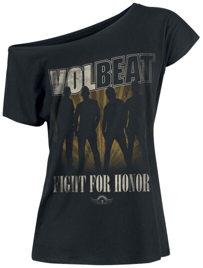 Volbeat T-skjorte Fight For Honor S til XXL Damer svart