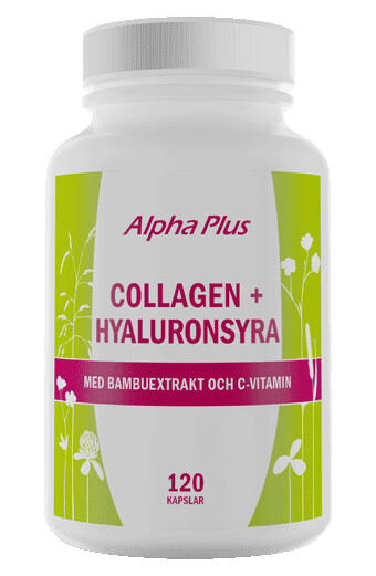 Collagen + Hyaluronsyra, 120 kapsler
