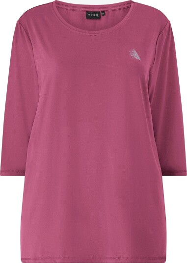 Zizzi   Treningstopp aBasic One 3/4 Blouse   Rosa