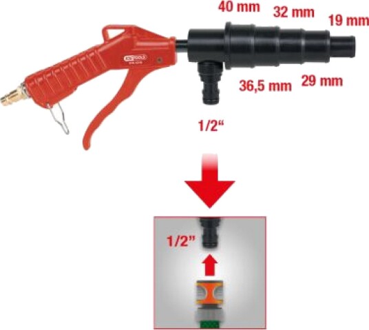 KS TOOLS 515.1216 Trykkluftpistol KS TOOLS 515.1216 Trykkluftpistol