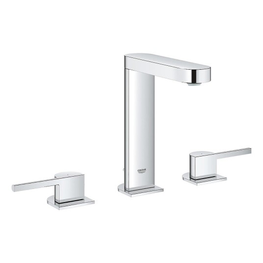 Grohe Plus 3-hulls servantbatteri Med bunnventil, Krom