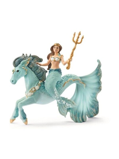 Schleich Havfrue Eyela med undersjøisk hest - Figurer