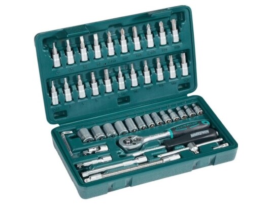 Brüder Mannesmann Topnøglesæt Metrisk 1/4 (6,3 Mm) 46 Dele M 2040 Brüder Mannesmann Topnøglesæt Metrisk 1/4 (6,3 Mm) 46 Dele M 2040