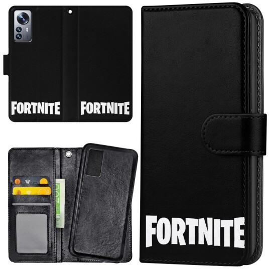 Generic Xiaomi 12 Pro - Lommebok Deksel Fortnite