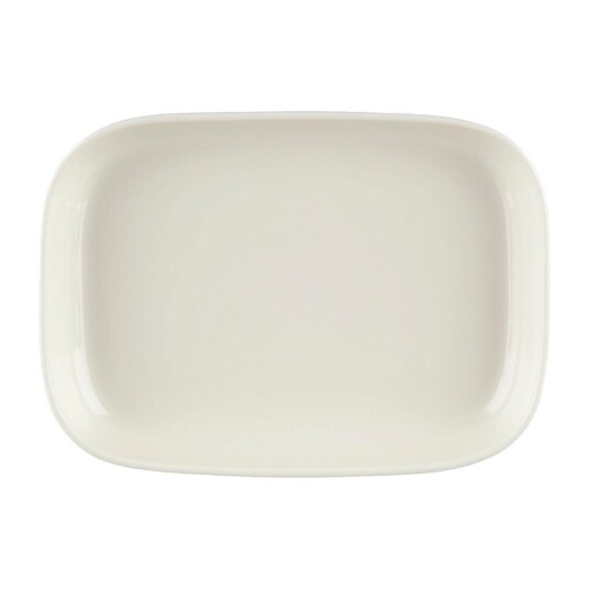 Marimekko Siirtolapuutarha Tallerken 18 x 25 cm White-clay