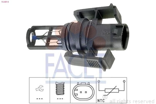 FACET 10.4014 Sensor, innsugningsluft temperatur