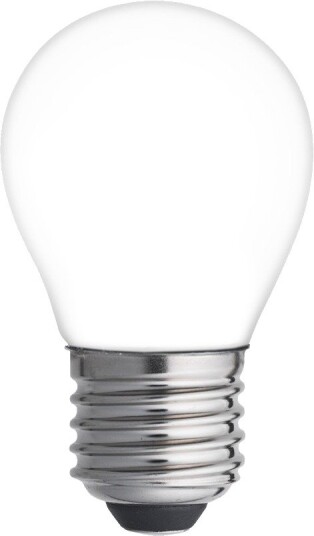 SATIN klotpære matt opal E27 4W dimbar