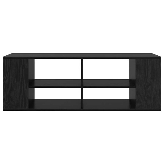 Vegghengt TV skap Svart eik 102 x 35 x 35 cm Konstruert tre Vegghengt TV skap Svart eik 102 x 35 x 35 cm Konstruert tre