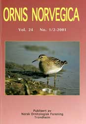 Norsk Ornitologisk Forening Ornis Norvegica   2001 1/2