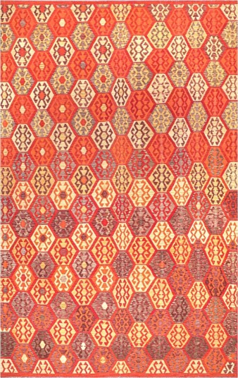 Orientalsk Teppe Vegi Kelim Hand Woven 301 x 487 cm Størrelse: 301 x 487 cm