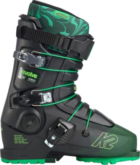 K2 Revolve TW Skistøvler Herre Black/Green 29,5
