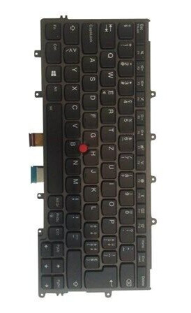 Lenovo - notebook replacement keyboard - Swiss - Brbart tastatur - til utskifting - Sveitsisk - Svart