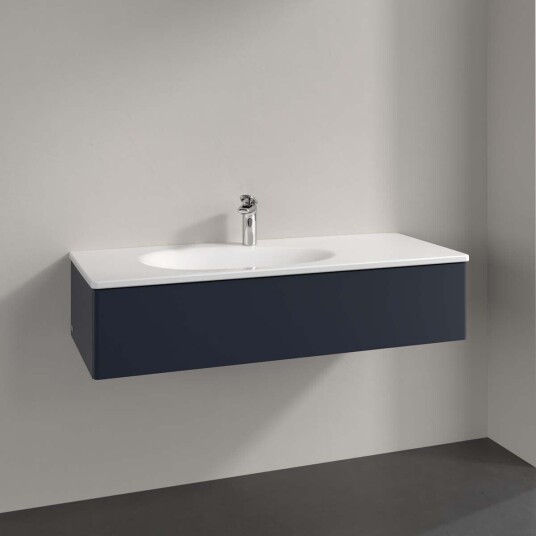 Villeroy & Boch Antao Servantskap med 1 skuff 118,8x49,3x25,6 cm u/lys Blå Matt