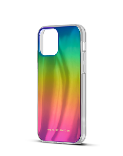 iPhone 12 Pro / 12 iDeal Of Sweden Mirror Deksel - Rainbow