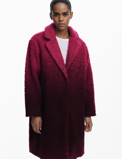 Desigual Coat Icecream Pink XS